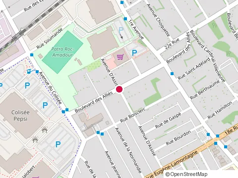 Location of Constructions Contemporaines Inc. at 203 avenue d'Assise #2125, Québec