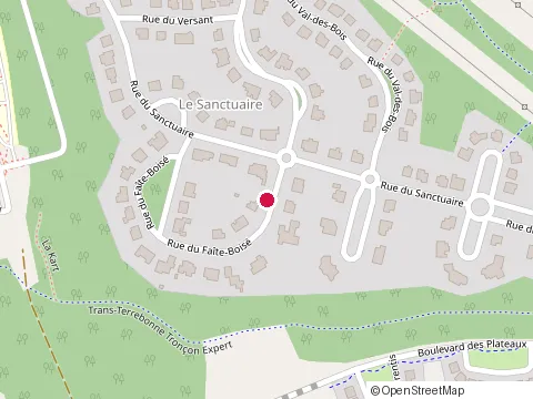 Location of Constructions de Royan (2005) at 597 Rue du Sentier-de-la-Forêt, Terrebonne