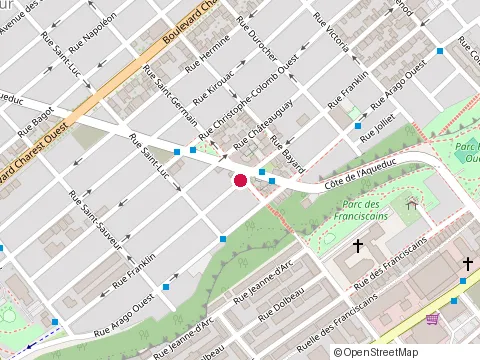 Location of Constructions Ensemble (les) at 505 Rue Franklin, Québec