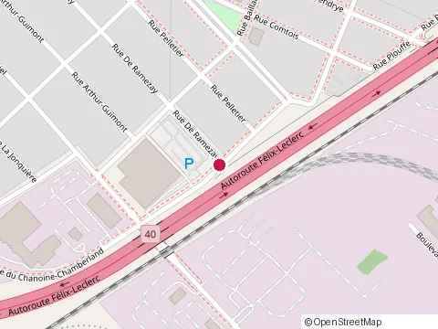 Location of Constructions et Pavages Contl at 3200 Rue Chanoine-Chamberland, Trois-Rivières