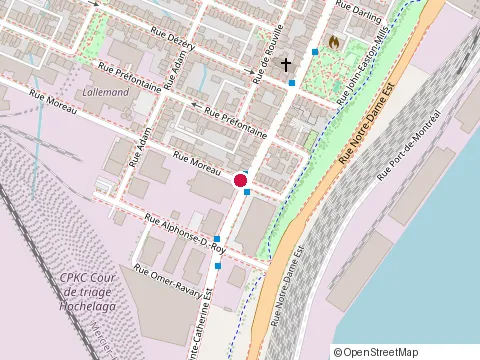 Location of Constructions et Rénovations Corcoran Inc at 1465 Rue Moreau, Montréal