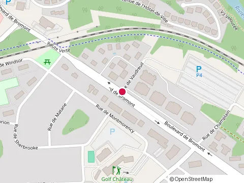 Location of Constructions Fgp at 120 Bd de Bromont, Bromont