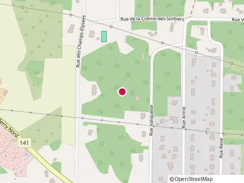 Location of Constructions Fortin & Assoc at Rue Buzzell, Magog