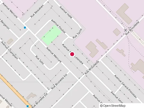 Location of Constructions Giard Inc. at 15890 avenue Pouliot, Saint-Hyacinthe