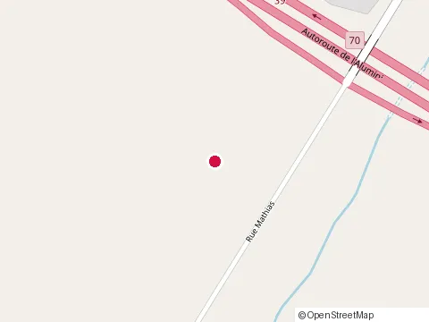 Location of Constructions Godin at 2477 Rue du Croissant, Jonquière