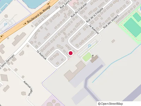Location of Constructions Hermann Picard at 584 Rue de la Fregate, Rimouski
