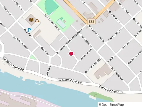 Location of Constructions J B V at 35 Rue Nicolas-Rivard, Trois-Rivières