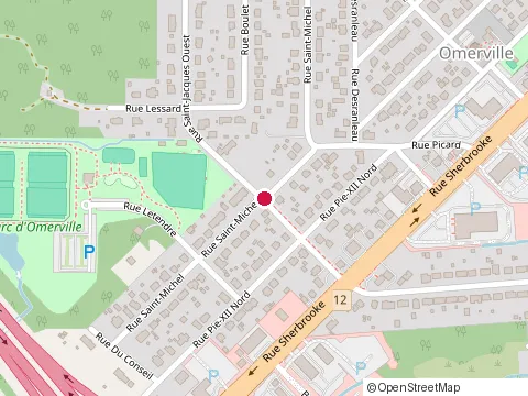 Location of Constructions Jacques Audet at 4023 Rue Sherbrooke, Magog