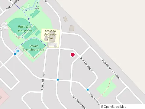 Location of Constructions Jacques Pauze at 1290 Bd Pierre Lesueur, L'Assomption