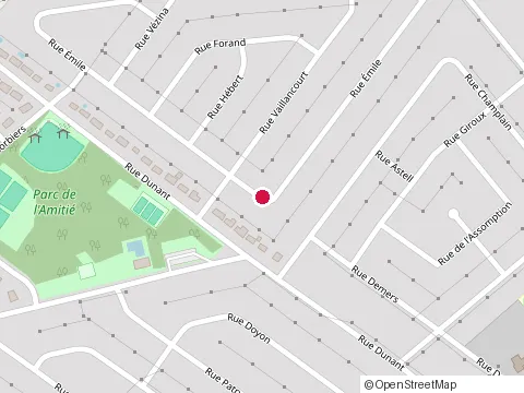 Location of Constructions Jean Roger at 327 Rue Emile, Victoriaville