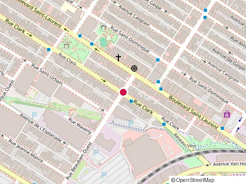 Location of Constructions Jr Nini Inc at 6488 Clark St, Montréal