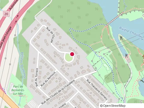 Location of Constructions Kiewit Ltée at 402 Rue de l'Escale, Saint-Nicolas
