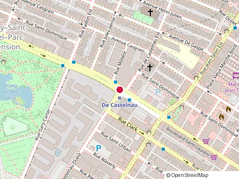 Location of Constructions Longpre Inc at 7345 boulevard Saint-Laurent, Montréal