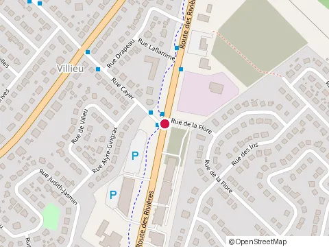 Location of Constructions M Inc at 1010 route des Rivières, Saint-Nicolas