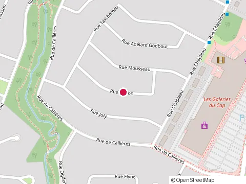 Location of Constructions Ma Cantin et at 40 Rue Clement, Trois-Rivières