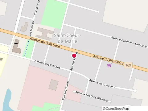 Location of Constructions Mario Blackburn at 5588 avenue du Pont N, Alma