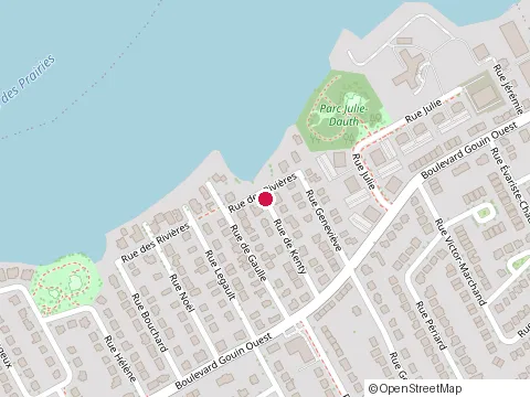 Location of Constructions Mario Fontaine Inc at 5119 Rue de Kenty, Pierrefonds