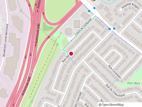 Location of Constructions Meridien Inc at 1629 Rue Delage, Boisbriand