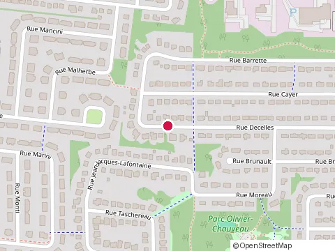 Location of Constructions N Bourgeois at 4540 Decelles, Sherbrooke