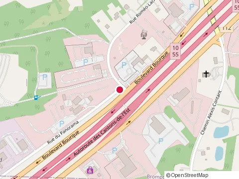 Location of Constructions Orford at 10201 du Panorama, Sherbrooke