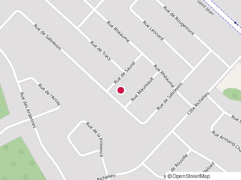 Location of Constructions P Therrien Inc at 3985 Rue de Sabrevois, Trois-Rivières