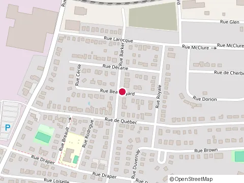 Location of Constructions Patrick Pollender at 142 Rue Beauregard, Cowansville