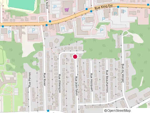 Location of Constructions Provencher & Associés at 950 Rue Fortier S, Sherbrooke