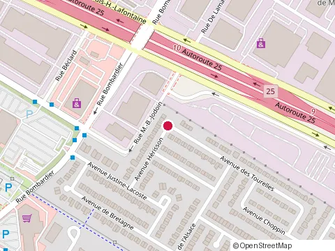 Location of Constructions Rinaldi & Fils at 7565 avenue Hérisson, Montréal