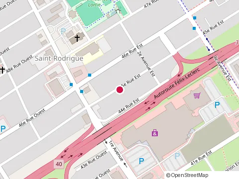 Location of Constructions Roger Fortin Inc at 184 45E Rue E, Québec