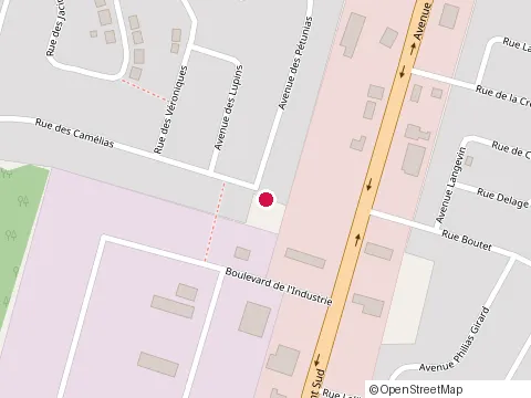 Location of Constructions S M G Enr at 615 Rue des Dahlias, Alma
