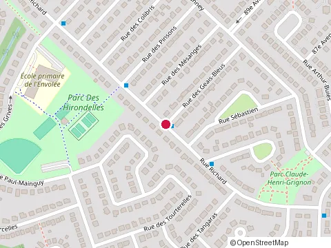 Location of Constructions Sidesco les at 28 Rue des Geais-Bleus Bureau Side, Blainville