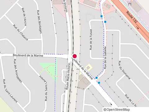 Location of Constructions Sm Laliberte at 43 Bd de la Marine, Varennes