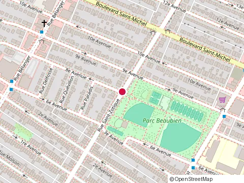 Location of Constructions Sur Mesure at 6935 8E Avenue, Montréal