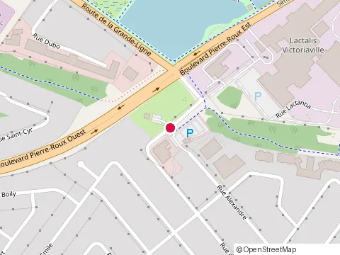 Location of Constructions Toutant at 51 Rue de l'Aqueduc, Victoriaville