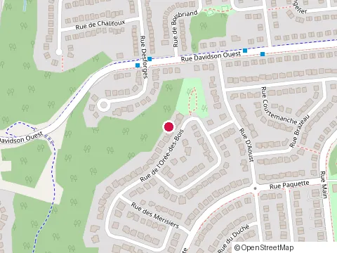 Location of Constructions Vallieres at 172 Rue de l'Orée-des-Bois, Gatineau