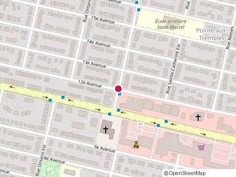 Location of Constructions Venne & Fils Ltée at 1853 12 Av, Montréal
