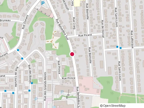 Location of Constructions Yves Lessard Inc (les) at 1564 Rue Belvédère S, Sherbrooke
