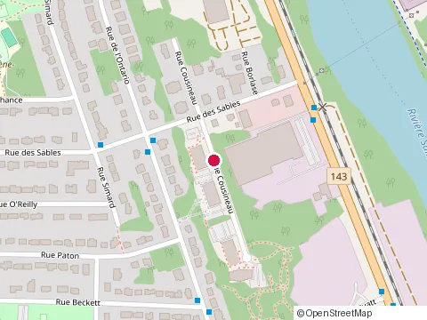 Location of Construibec at 1105 Cousineau, Sherbrooke