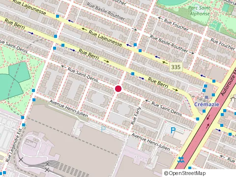 Location of Contes Animes, les at 6-8860 Rue Saint-Denis, Montréal