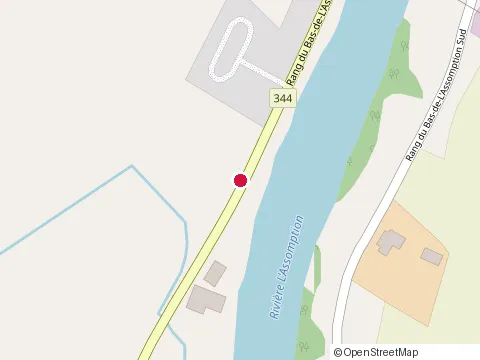 Location of Contruction Jonathan Bourgeois at 1871 Rang du Bas-de-l'Assomption N, L'Assomption