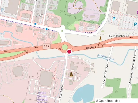 Location of Contruction Rm at 224 route 117, Mont-Tremblant