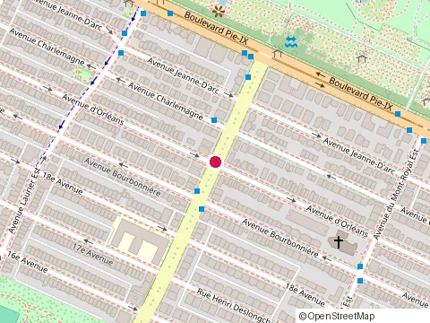 Location of Cooperative d'Habitation le Reverbere at 4590D Orleans Ave, Montréal