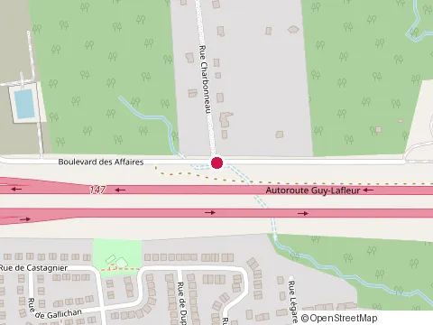 Location of Coopérative des Paramedics de l'Outaouais at 505 boulevard des Affaires, Gatineau