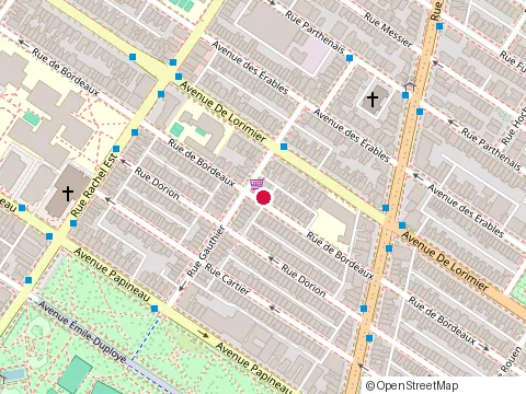 Location of Coplanor Congres Inc at 3523 Bordeaux, Montréal