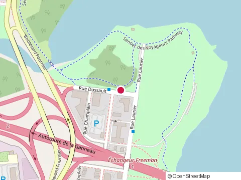 Location of Copropriété la Tourelle Sur le Parc at 50 Rue Dussault, Gatineau