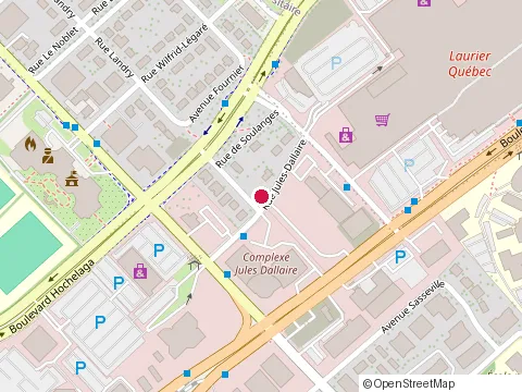 Location of Coq Royal at 2700 boulevard Laurier, Québec