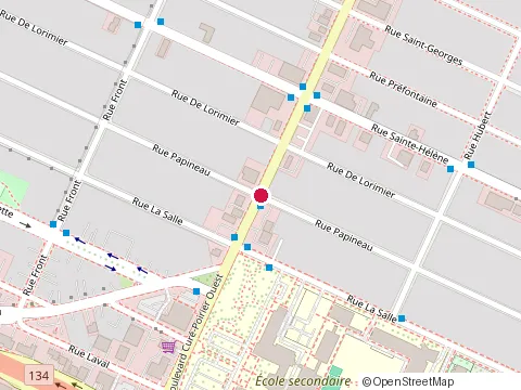Location of Coq-O-Bec at 1180 Boulevard Curé-Poirier O, Longueuil