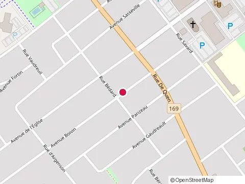 Location of Corneau Guy at 113 Boivin, Dolbeau-Mistassini