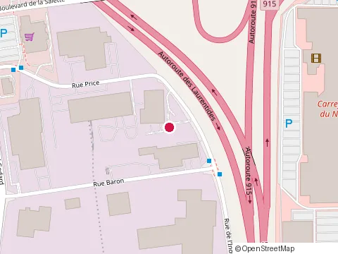 Location of Corp G at 1050 Rue de l'Industrie, Saint-Jérôme
