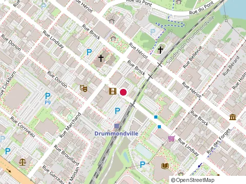 Location of Corriveau & Lafreniere at 201-250 Rue Lindsay, Drummondville